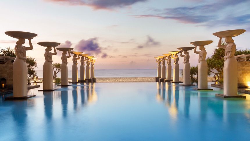 The Oasis pool is tailor-made for relaxation.