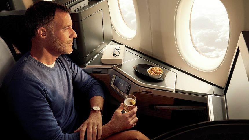 British Airways' Club Suite business class.