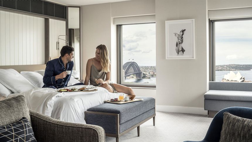 The harbour views are always a struggle to avert your gaze from.