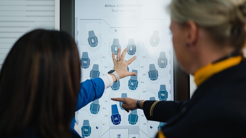 For now, selecting any seat in Lufthansa's A350 Allegris business class remains free of charge.