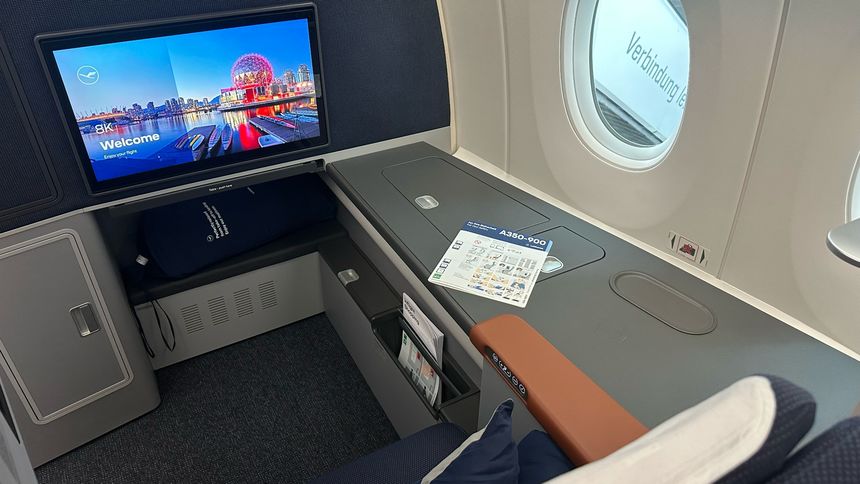One of the Allegris business class 'solo' suites.