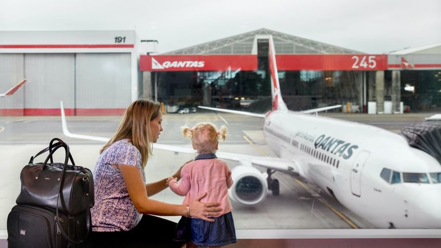Qantas allows points to be transferred between family members.