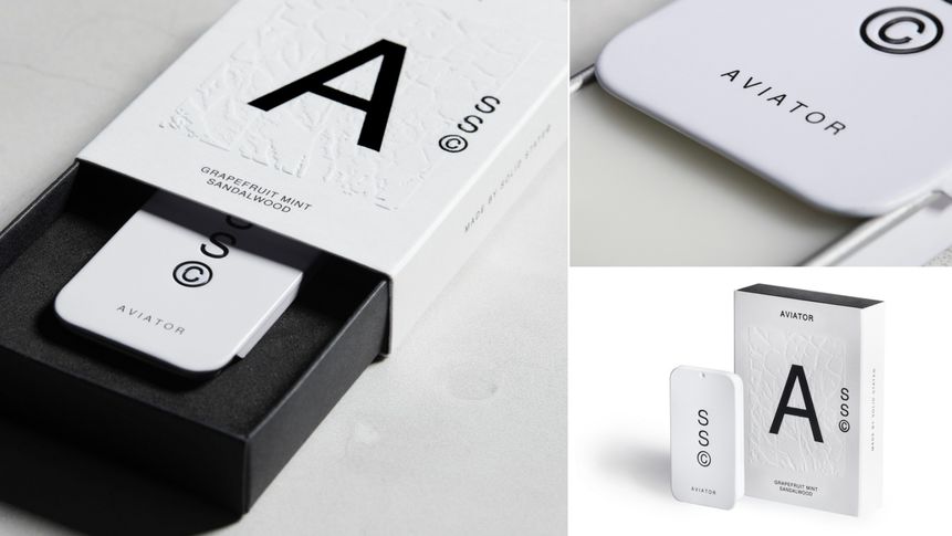 The pocket-sized scents are long lasting and non-greasy.
