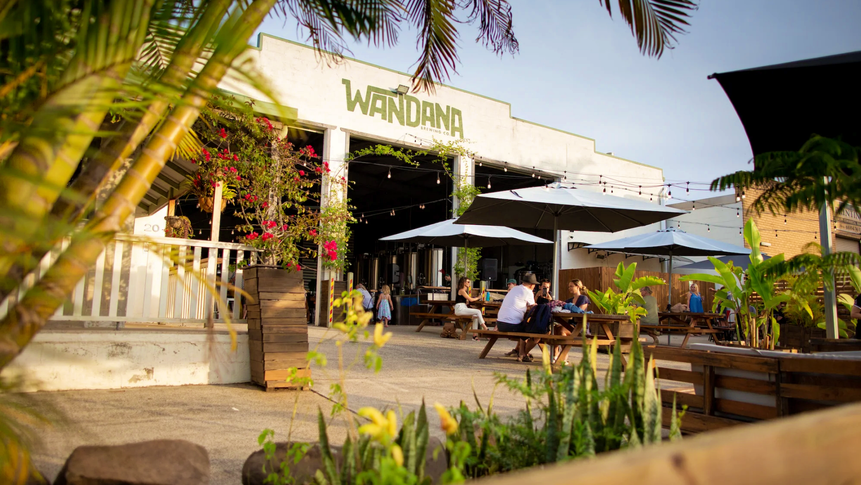 Sunset drinks in the beer garden is an afternoon well spent.
