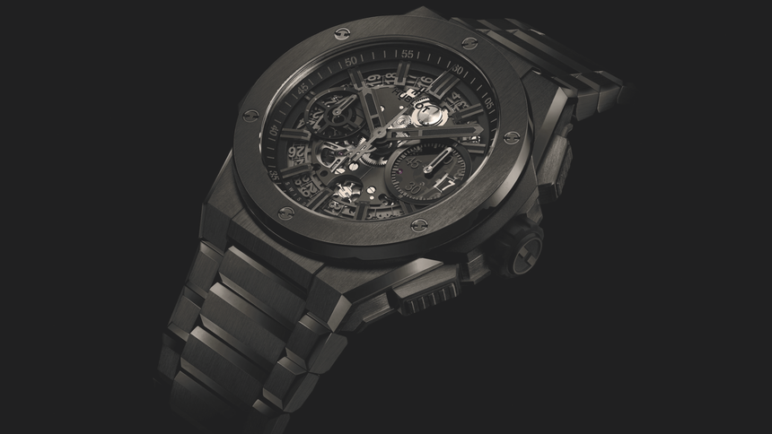 Hublot's Big Bang Integral range includes this stealthy black model.