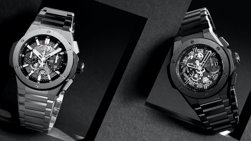 Silver and slate: the Big Bang Integral Titanium and All Black.