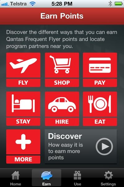 Learn about where you can earn Qantas Frequent Flyer points and even watch YouTube videos that will explain it all to you. Yawn.