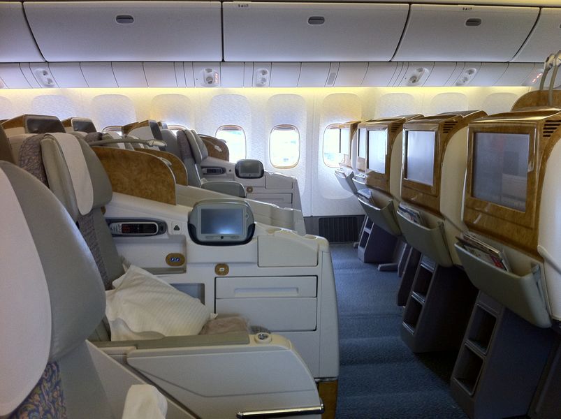 The open cabin is spacious, but lacks privacy a little