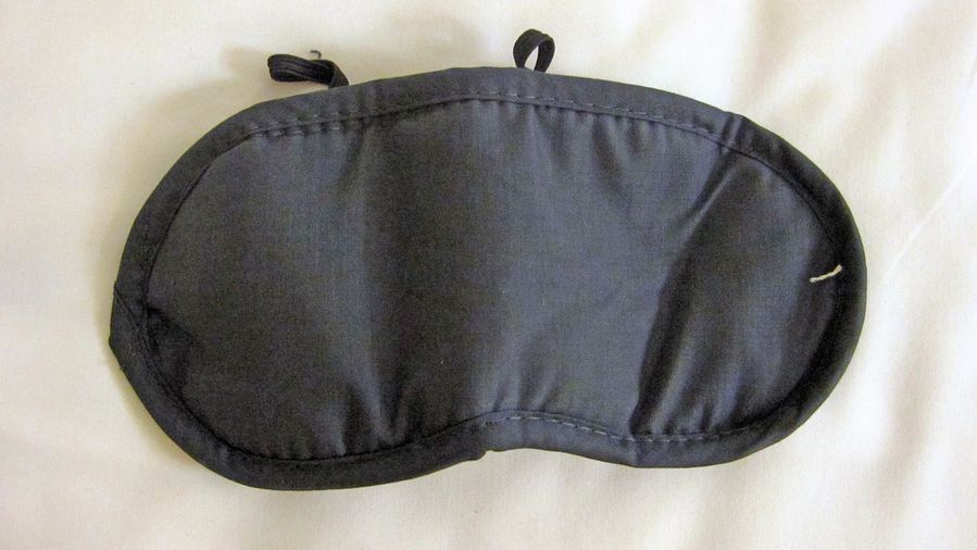 Standard issue Qantas eye-mask.