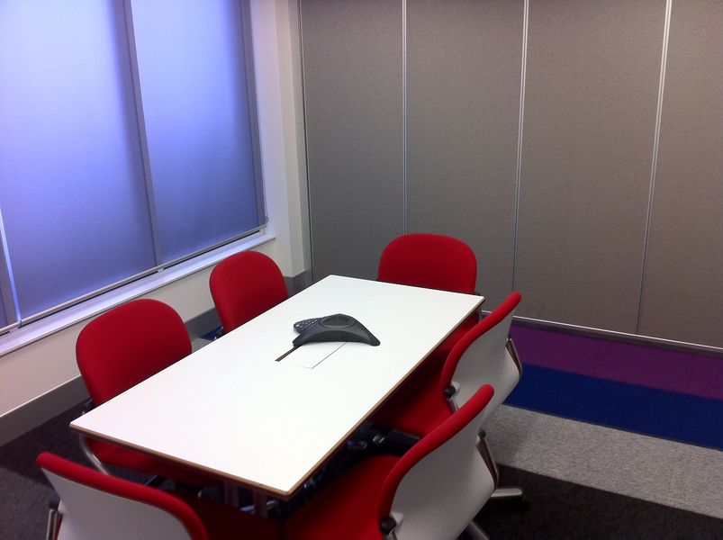 There are also two six-person meeting rooms.