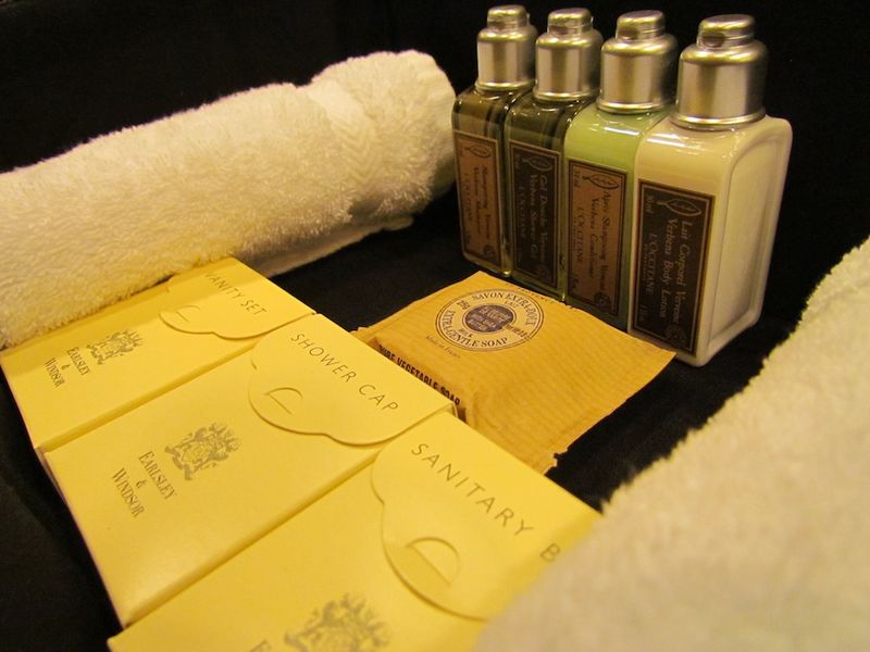L'Occitane toiletries are remarkably nice for a four-star hotel.