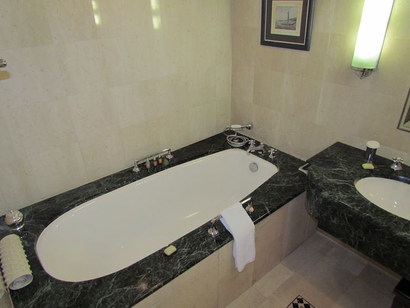 A large bath -- though not a soaking tub -- is always welcome.