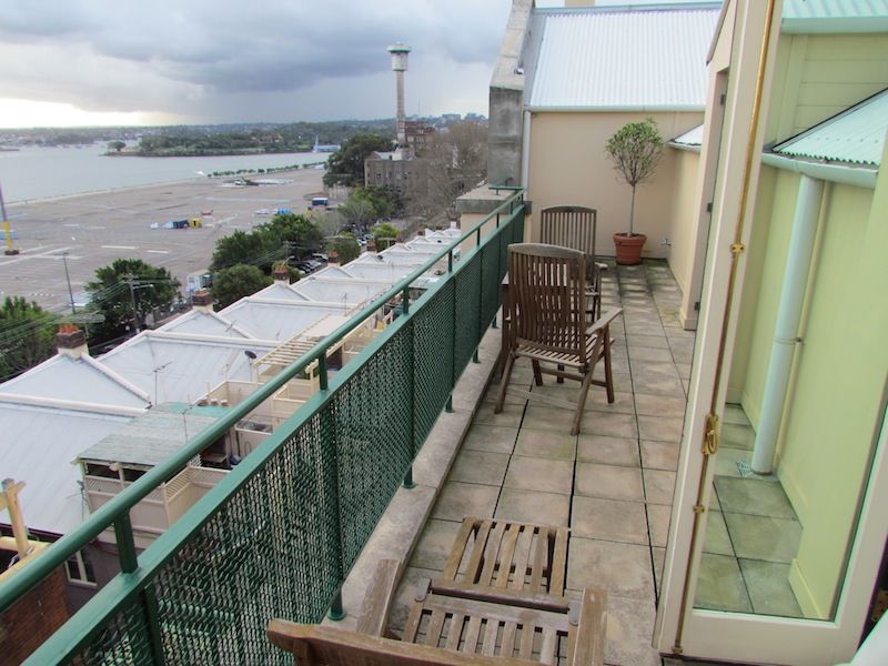 A large balcony with chairs is perfect for lapping up some evening rays.
