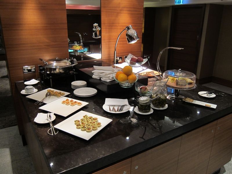 Compared with other Sofitel lounges, canapÃ©s were a bit thin on the ground.