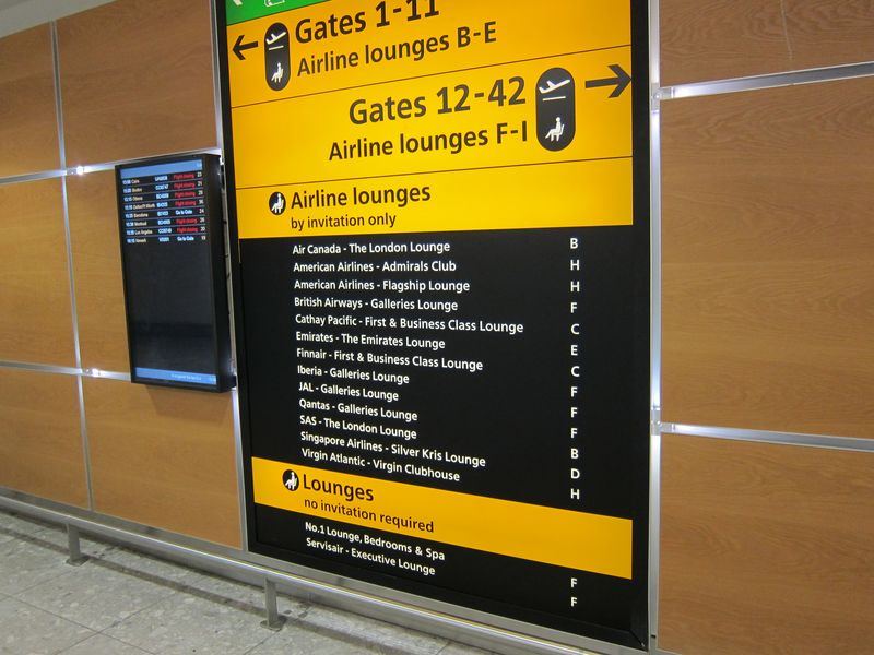 Not American's fault, but Heathrow's lounge location system is ridiculous.