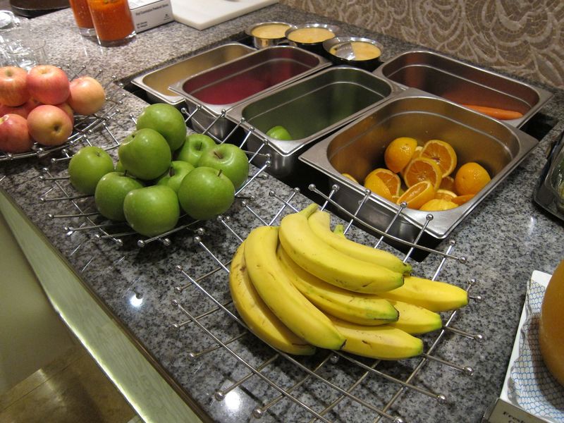 There's a full juice bar available too.