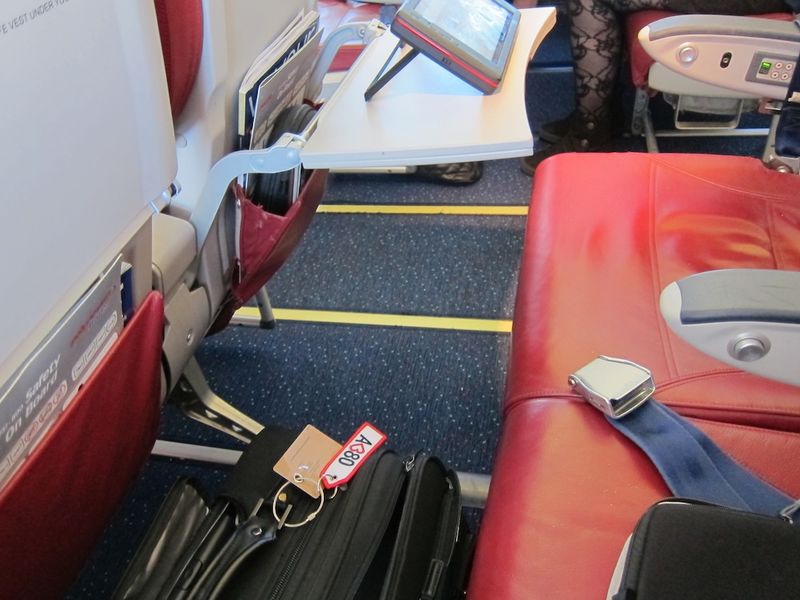 Row 3 had plenty of legroom even for my long legs.