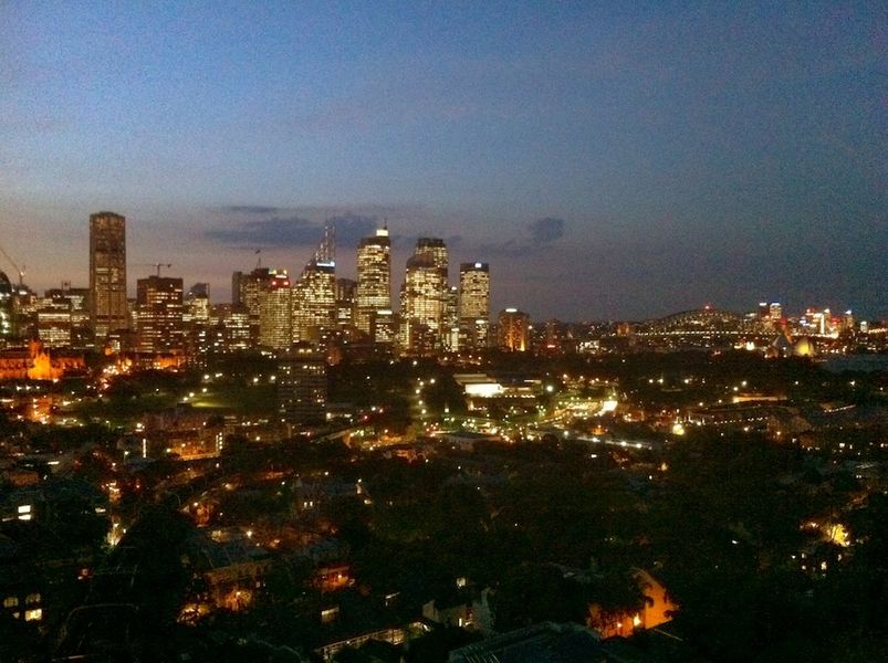 The best bit is the view, which it's hard to beat in Sydney.