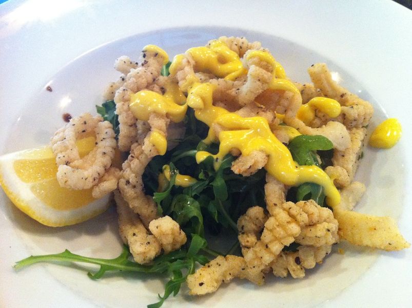 Try the salt-and-pepper calamari: they're pretty good.