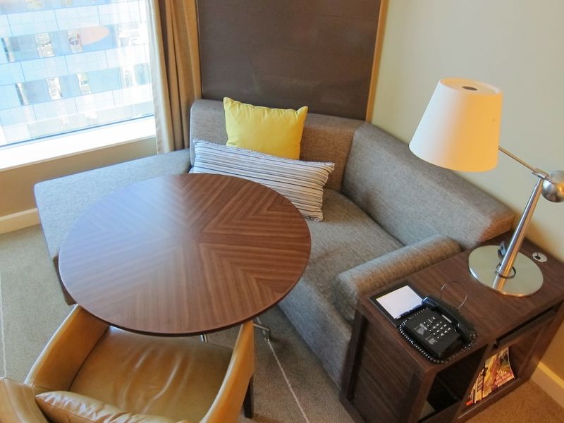 Hyatt's much-touted new no-desk work area concept didn't work for me.
