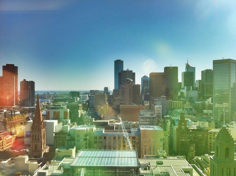 You really can't beat the view from the Grand Club lounge.