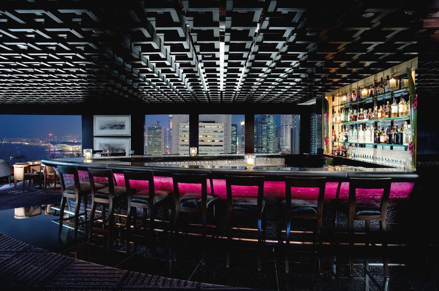 The deeply chic M bar, on the top floor of the hotel, is a fantastic spot to while away an evening.