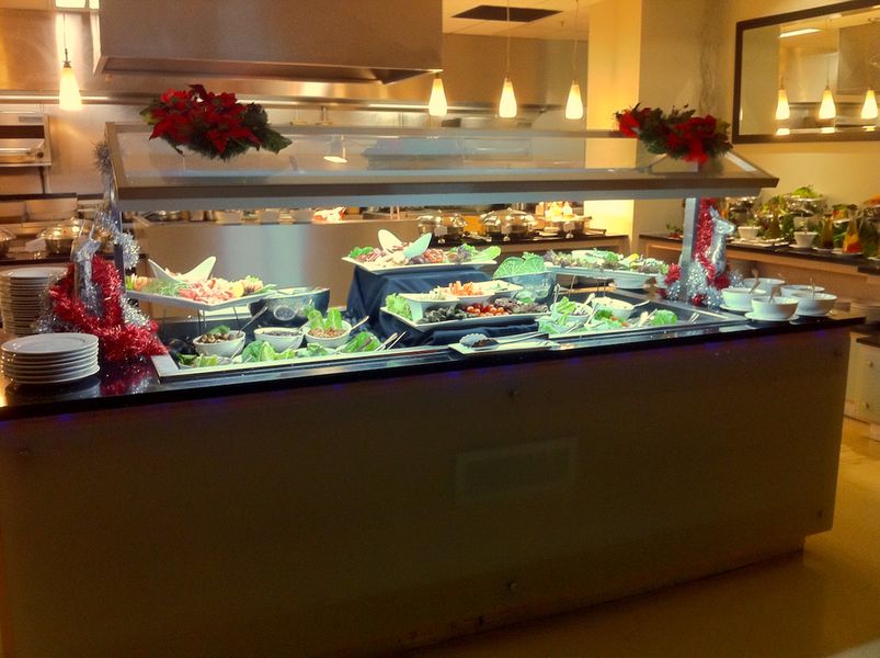 Acacia restaurant's salad bar is a real gem.