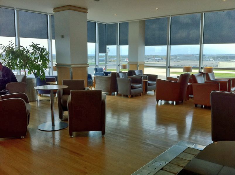 First impressions are how much natural light the floor-to-ceiling windows let in. Second impression? 