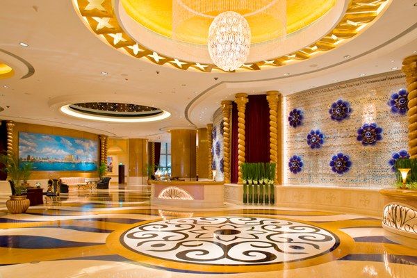 The lobby's style won't be for everyone, but it's certainly distinctive...