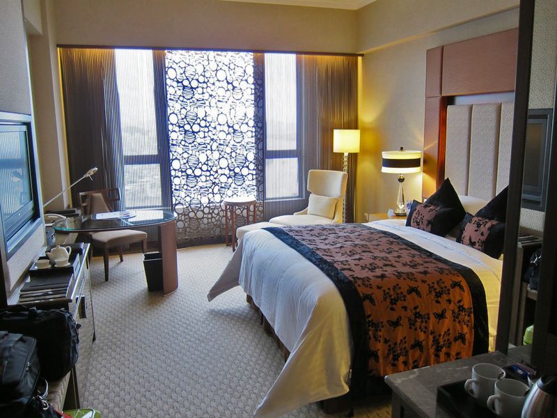 I liked the dÃ©cor (which is a rather Chinese aesthetic), but my favourite bit was the window curtain.