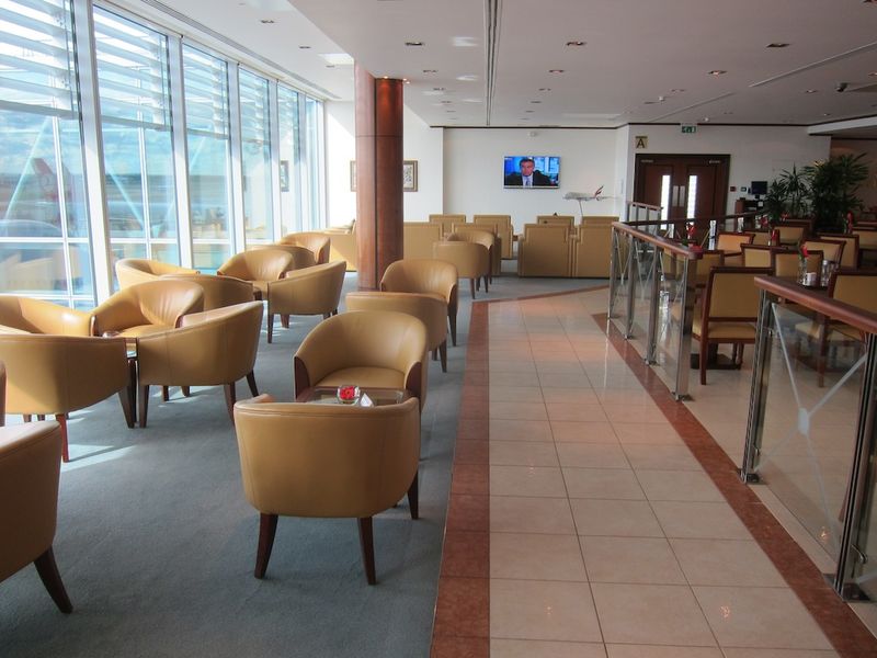 Head down here and to the left for the comfiest chairs.