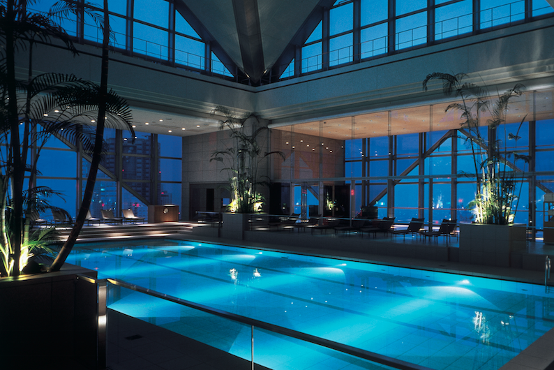 Floating around in the pool at the Park Hyatt is a real pleasure.