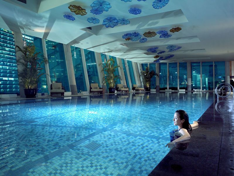 The hotel has a 25m indoor swimming pool...