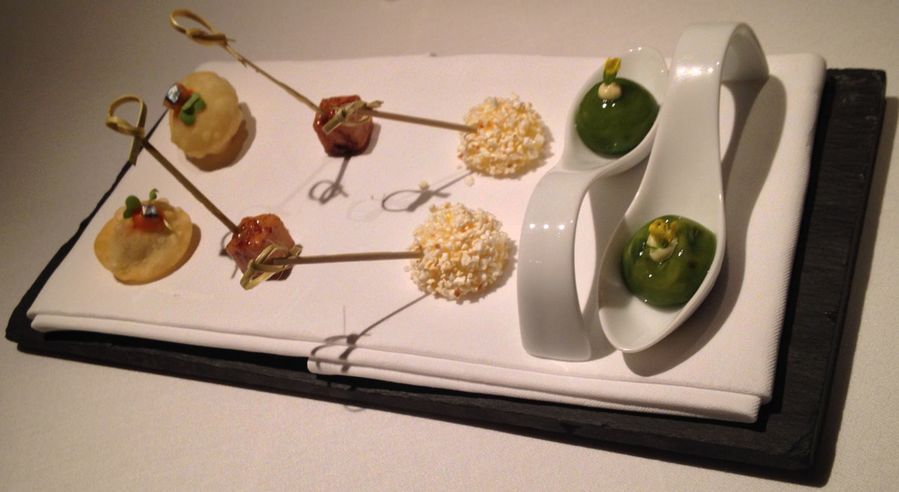 Appetisers at Jade on 36