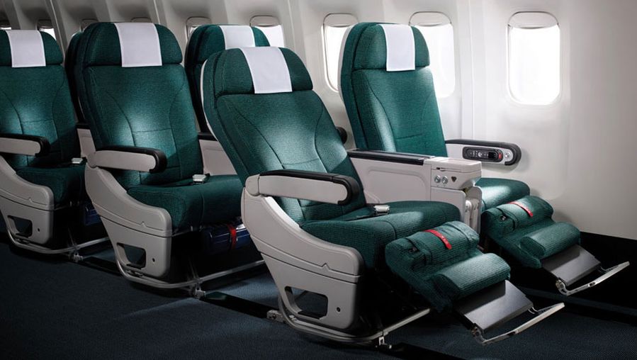 The Best Seats In Cathay Pacific Premium Economy Airbus A330 Executive Traveller