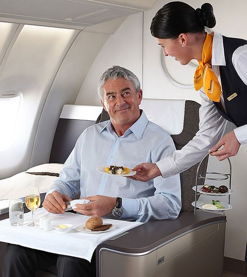 ... and the silver-service meals, let's not forget them.