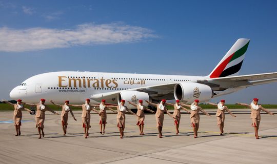 Emirates Airbus A380 Seat Map