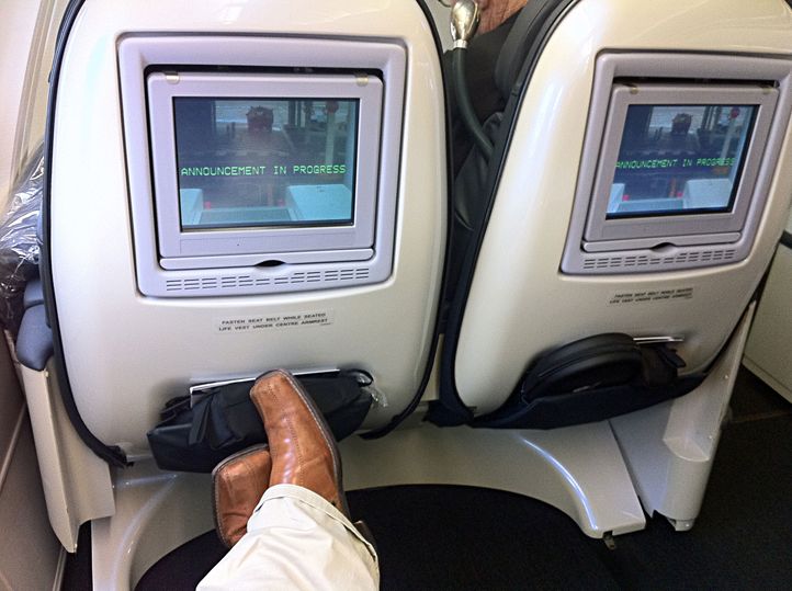 Enough legroom for a 6' 3" passenger.