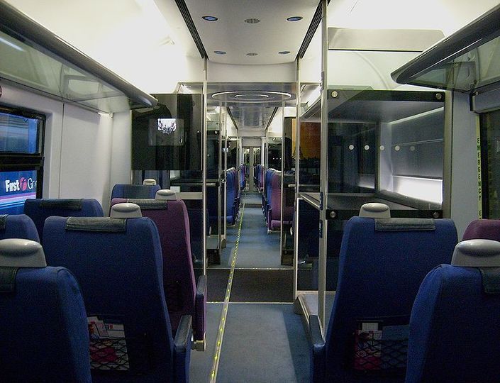 Heathrow Express' standard "Express" class is found in most carriages on the train.