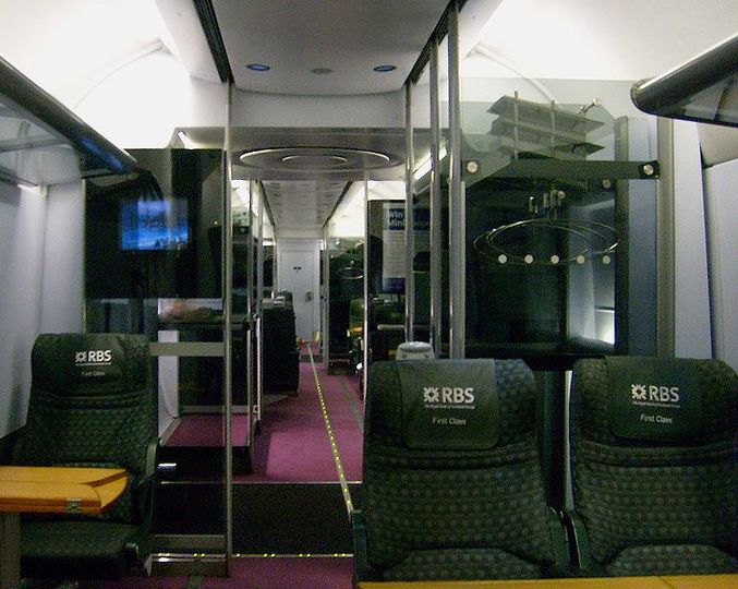 First class on the Heathrow Express: probably not worth it for the short journey.
