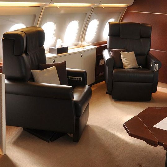 Mechanised Lazboy-style armchairs? Why not.