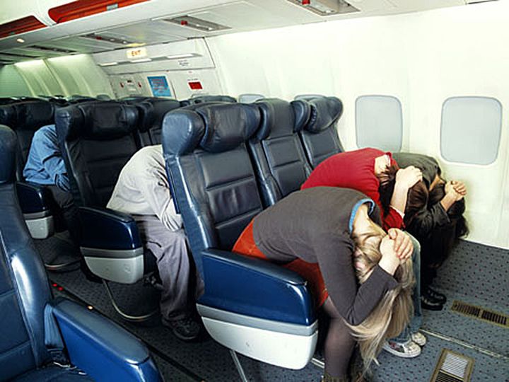 The airline is keen to dispel the belief that the brace position is designed to snap your neck quickly upon impact... and other urban myths!. British Airways