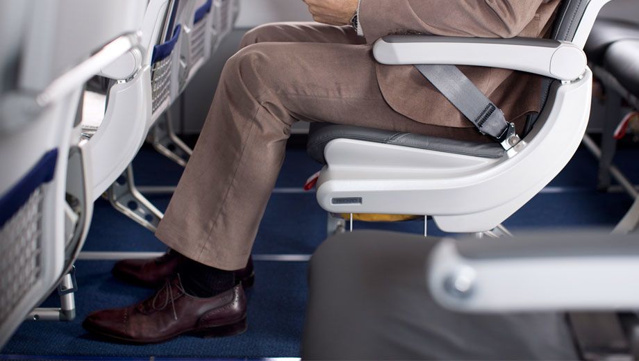 In a regular seat, you can tuck your feet under the seat in front of you. In a bulkhead, that space isn't usually there.
