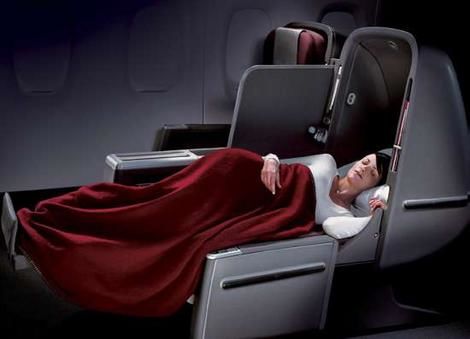 Qantas' A380 Skybed is a good business class seat, although you do have to pick your way over the aisle passenger if you're not in an aisle seat.