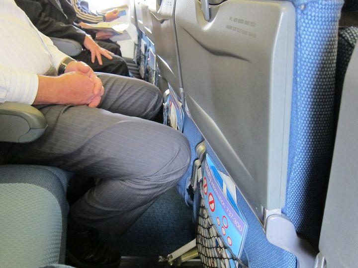 Air NZ gives its extra-legroom Space+ seating out to elite status frequent flyers. A bit of extra comfort goes a long way when your domestic airline only has economy seating...