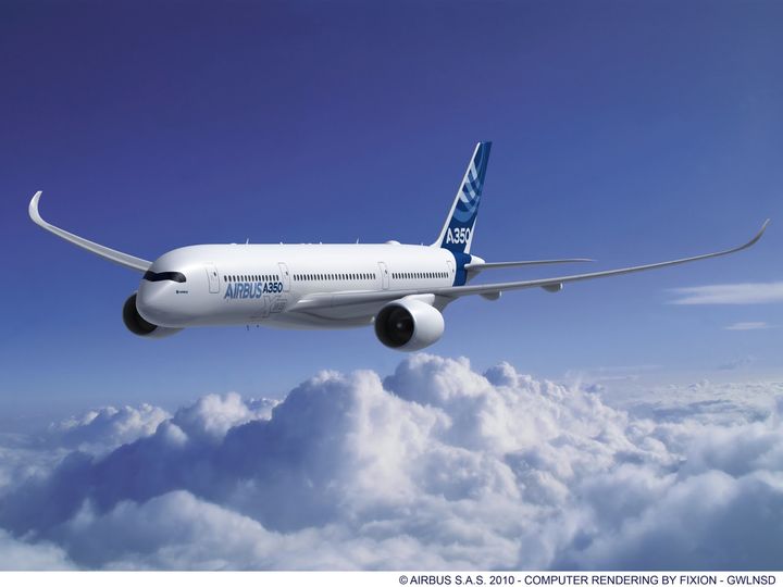 If that looks quite a bit like an A330 to you, you're not far off. The A350 is to replace the A330 and compete with Boeing's 787 and 777.