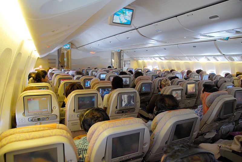 Emirates' economy 777 seats are an inch narrower than the A380 offering.. Andrei Dimofte
