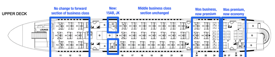 Qantas Revamps Airbus A380 New Seating Chart Shows Less Business Class