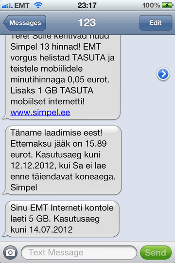 Among other things, "convenience" means not having to figure out how to top up your phone in, say, Estonian.