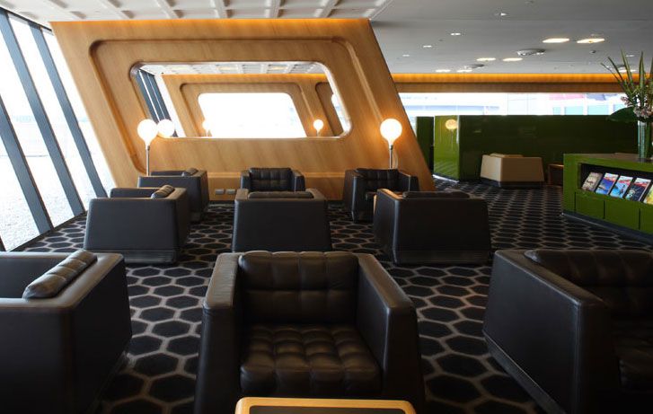 Qantas' Sydney Chairman's Lounge resembles the international First Lounge...